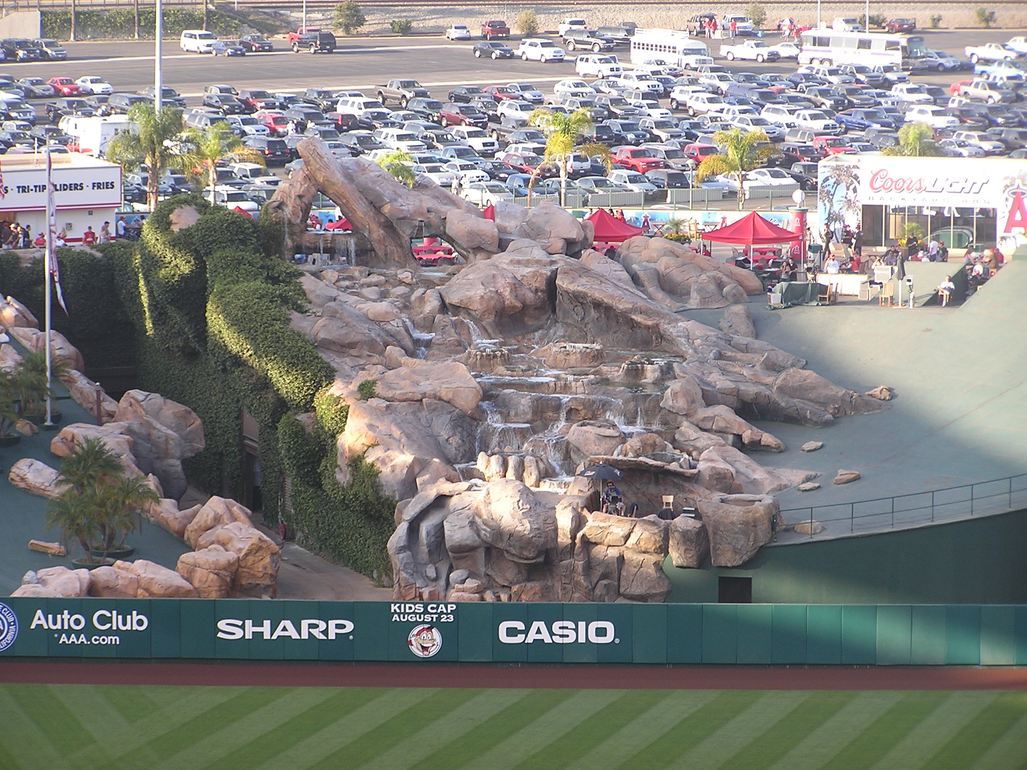The Rock pile at Angel Stadium of Anaheim